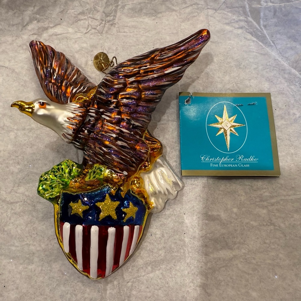 Christopher Radko Ornament “Bald and the Beautiful”